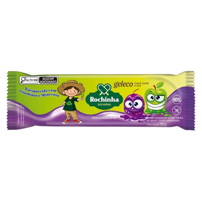 Picole Maça Verde e Uva Rochinha 55g | Emporio Varanda