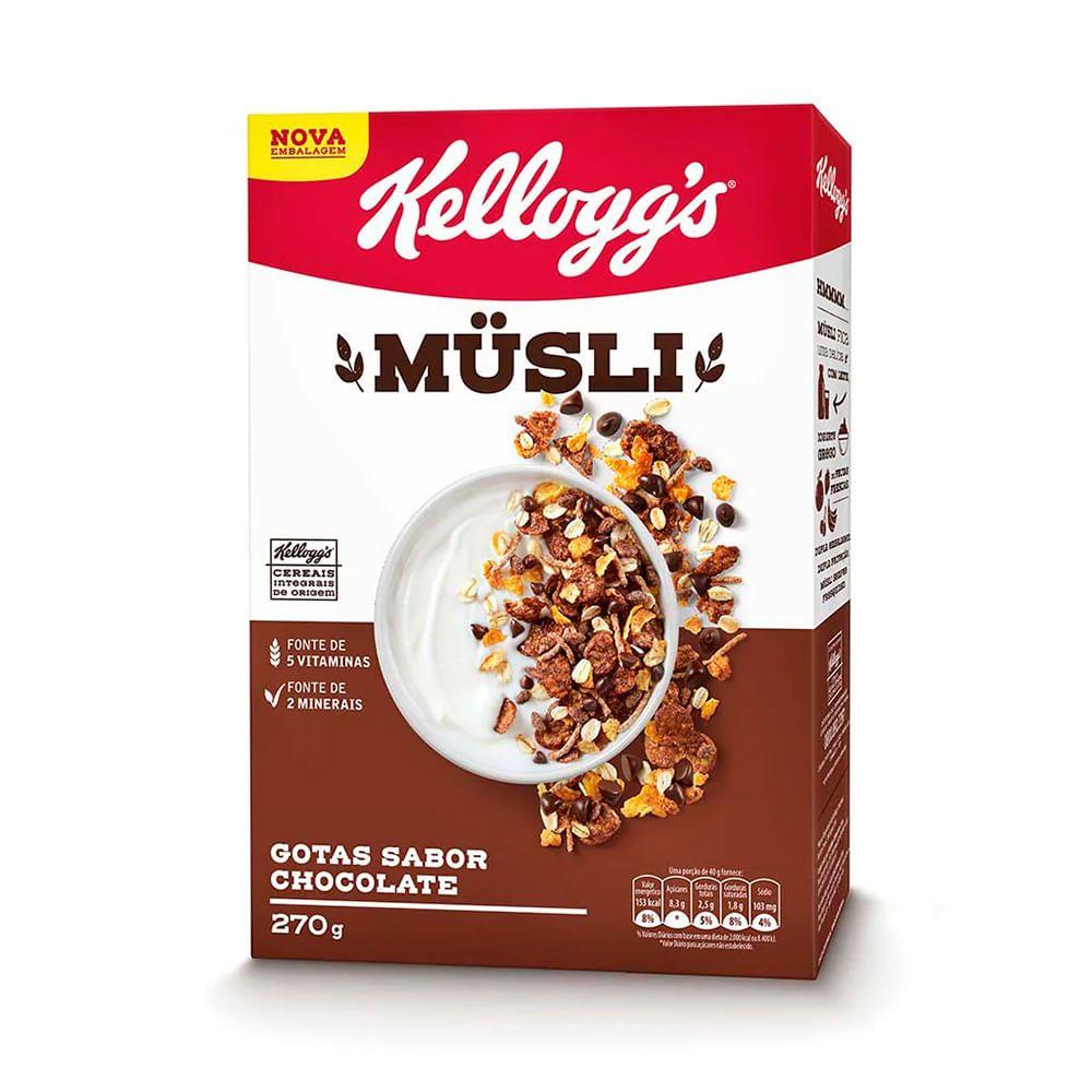 Cereal Muslix Chocolate Kelloggs 270g | Emporio Varanda