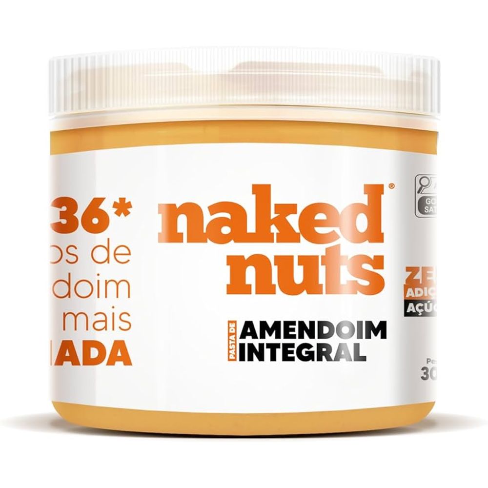 Pasta de Amendoim Integral  Naked Nuts 300g