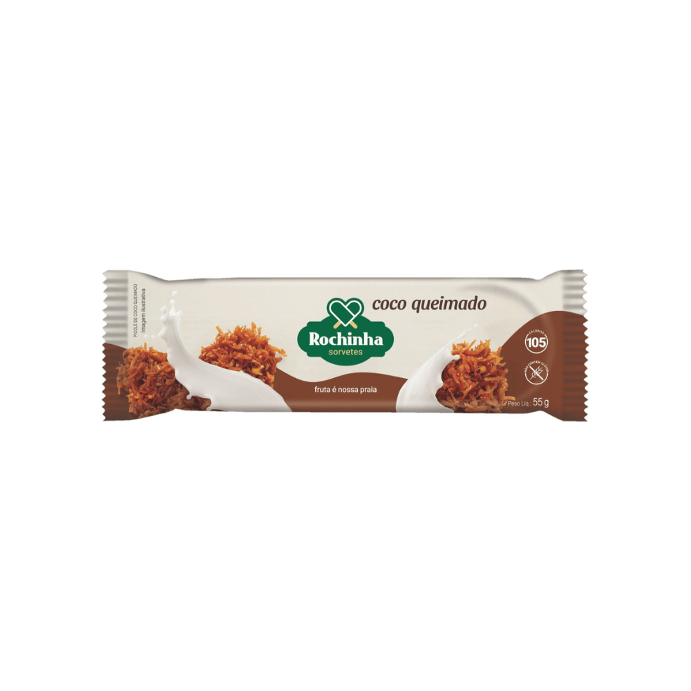 Picolé Coco Queimado Rochinha 55g | Emporio Varanda