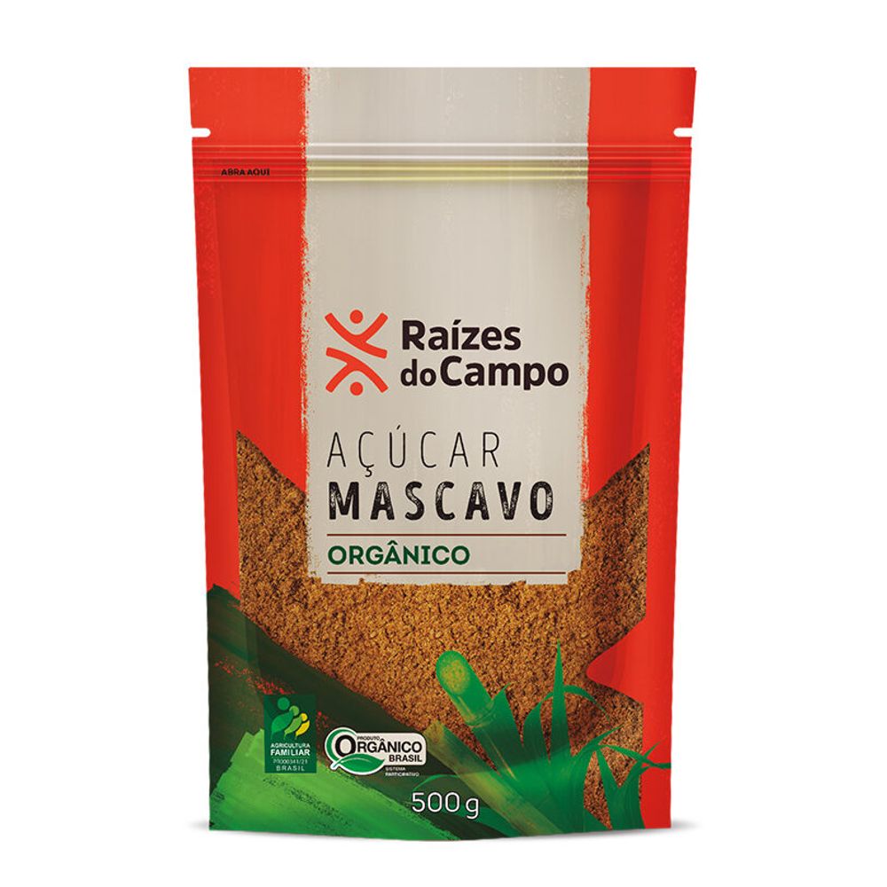 Açúcar Mascavo Orgânico Raízes do Campo 500g