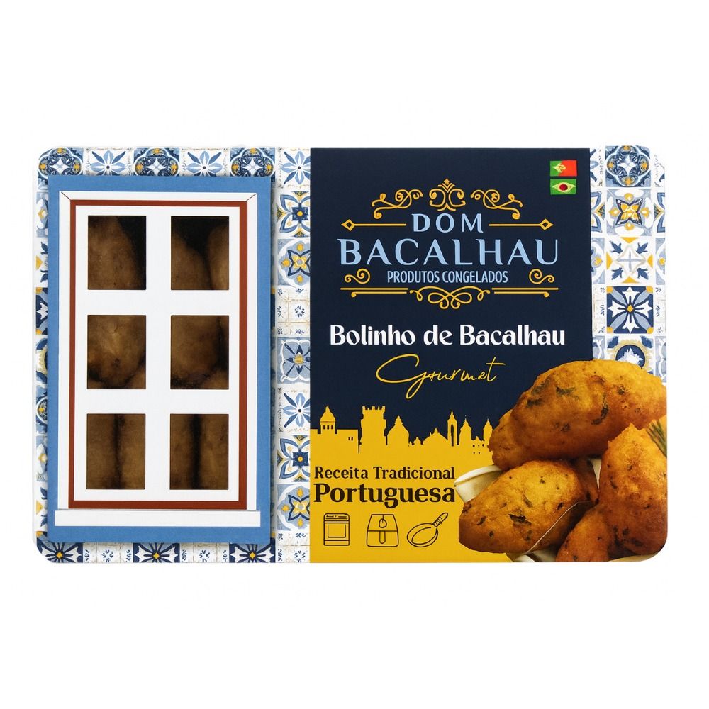 Bolinho de Bacalhau Gourmet Dom Bacalhau 360g