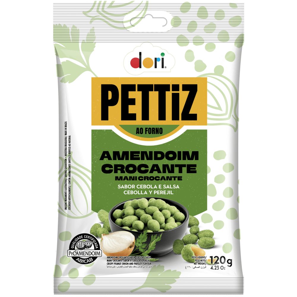 Amendoim Crocante Cebola e Salsa Alibec 120g