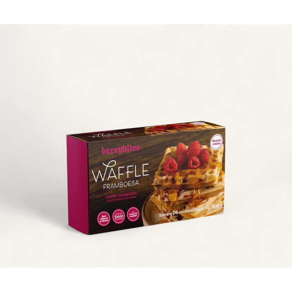 Waffle de Framboesa Berry Bites 300g