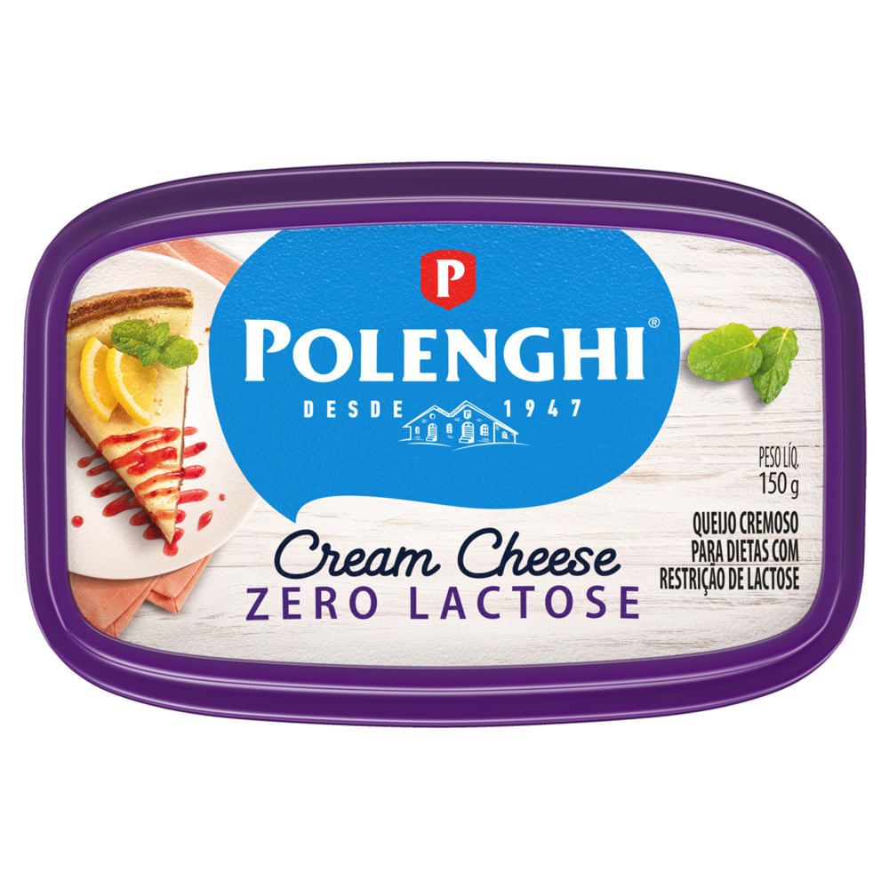 Cream Cheese Zero Lactose Polenghi 150g | Emporio Varanda