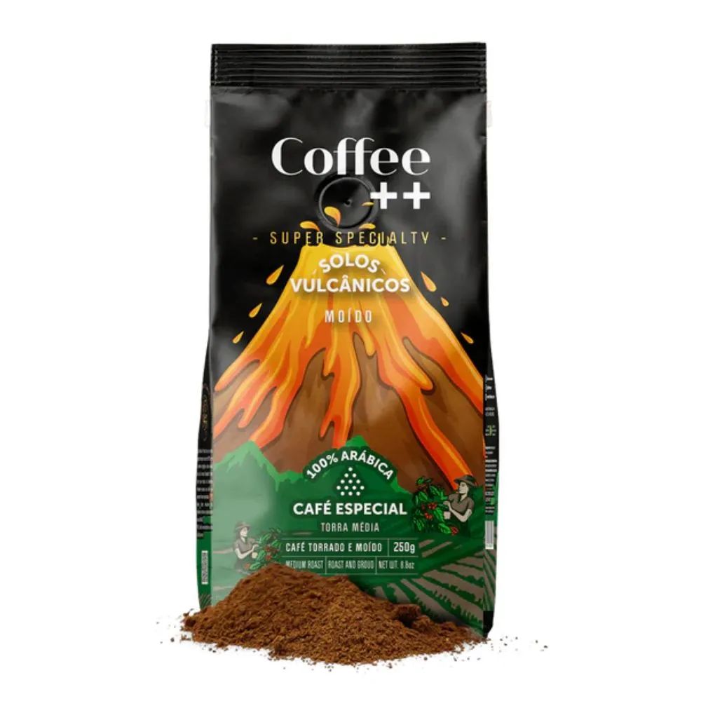 Café Torrado e Moído Solos Vulcânicos Coffee Mais 250g