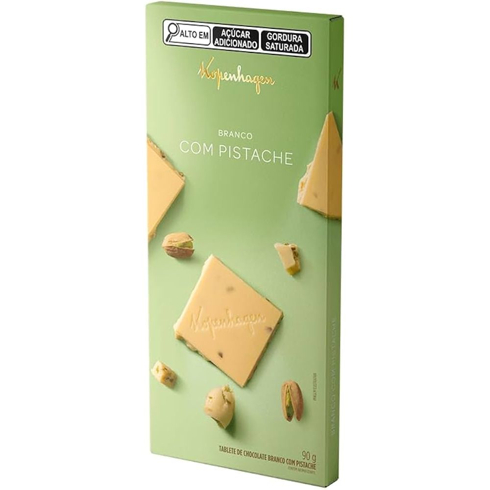 Chocolate Branco com Pistache Kopenhagen 90g