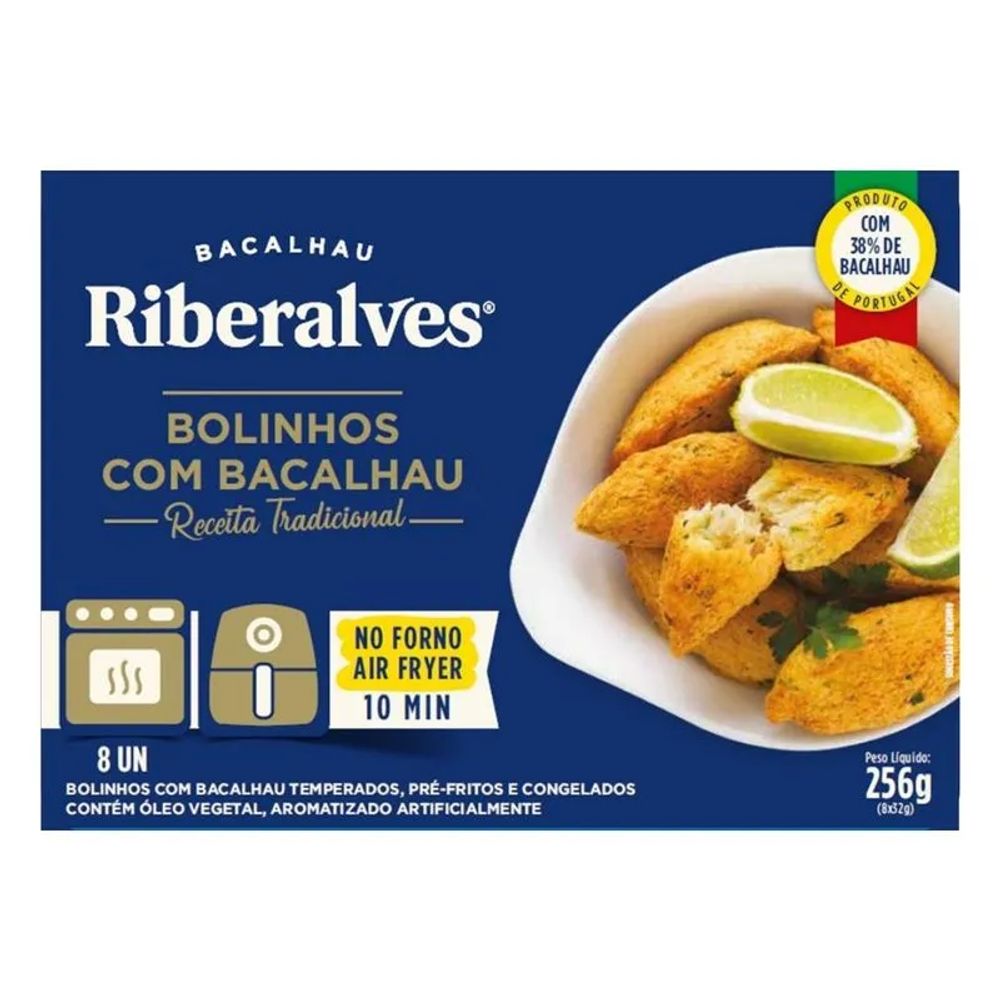 Bolinho de Bacalhau Morhua Ribeiralves 256g