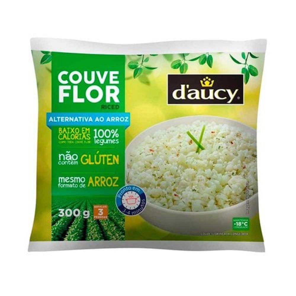 Couve-Flor Formato de Arroz Daucy 300g